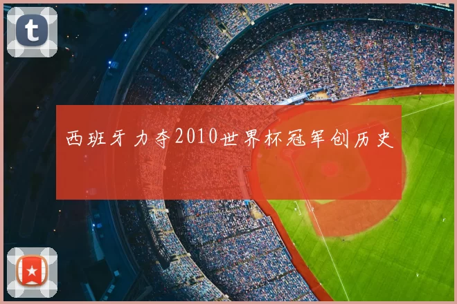 西班牙力夺2010世界杯冠军创历史