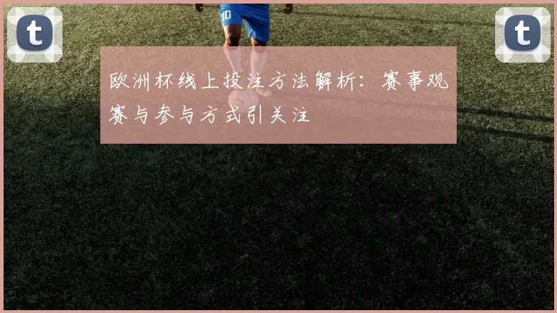 欧洲杯线上投注方法解析:赛事观赛与参与方式引关注